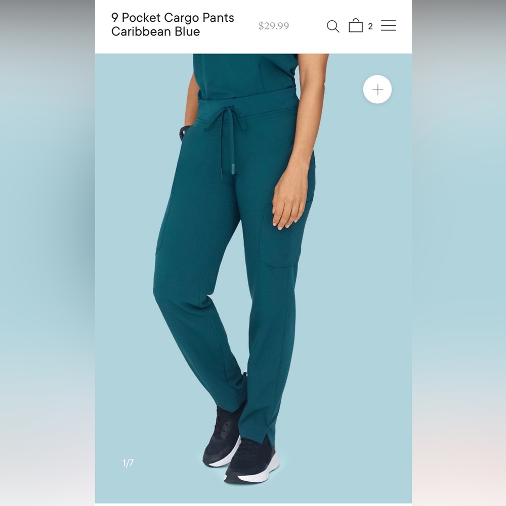 mandala cargo pants scrub bottoms